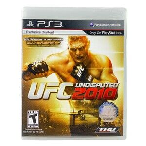 UFC Undisputed 2010 Sony PlayStation 3 THQ 2010 Complete with Manual Tested
